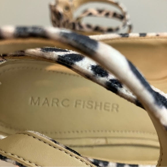 Marc Fisher Alie Flats in Brown Multi Fabric Leopard Print Size 6 - Picture 10 of 10